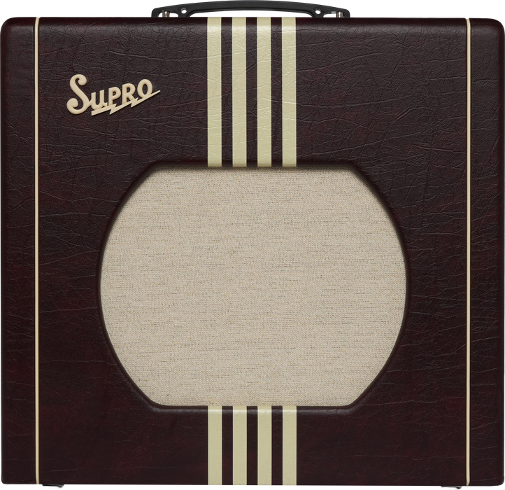 Supro Delta King 12 - Limited Edition Burgundy and Cream Combo Valve Amp