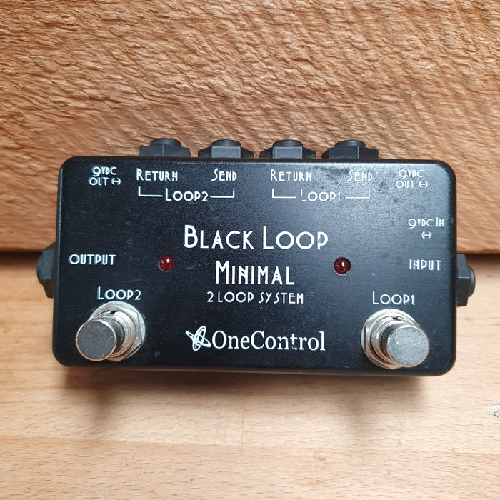 Second Hand One Control Minimal Series Black 2 Loop Switch (Older Version)