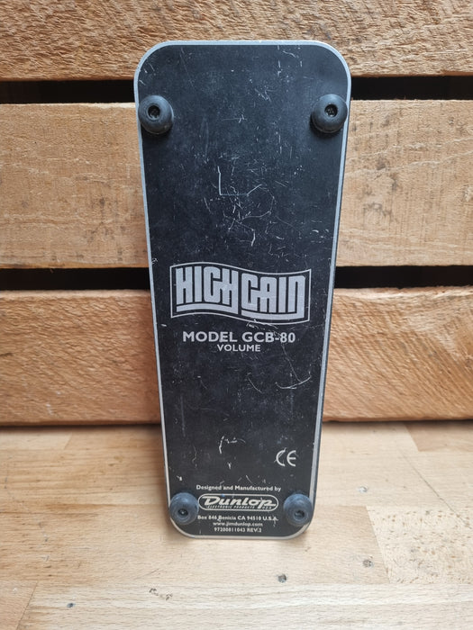 Second Hand Dunlop GCB-80 High Gain Volume Pedal