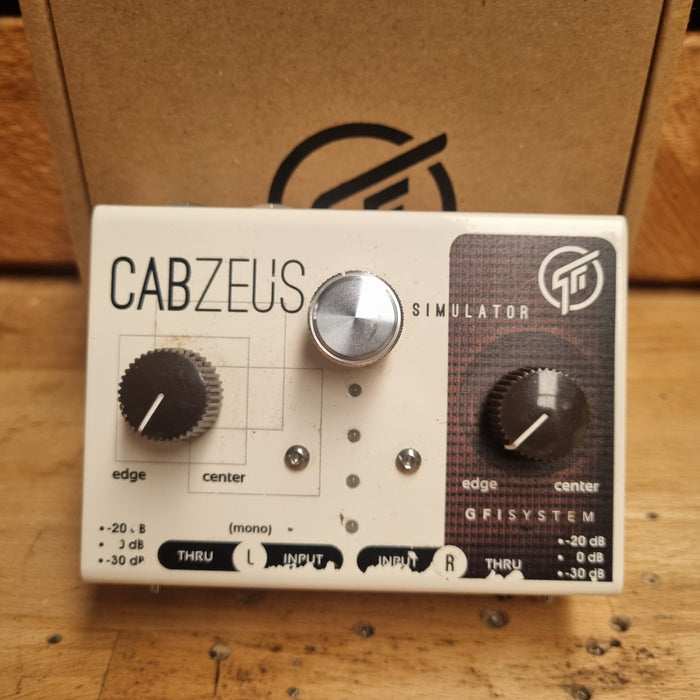 Second Hand GFI SYSTEM Cabzeus Stereo Speaker Simulator + DI Box (TRS OUTs)