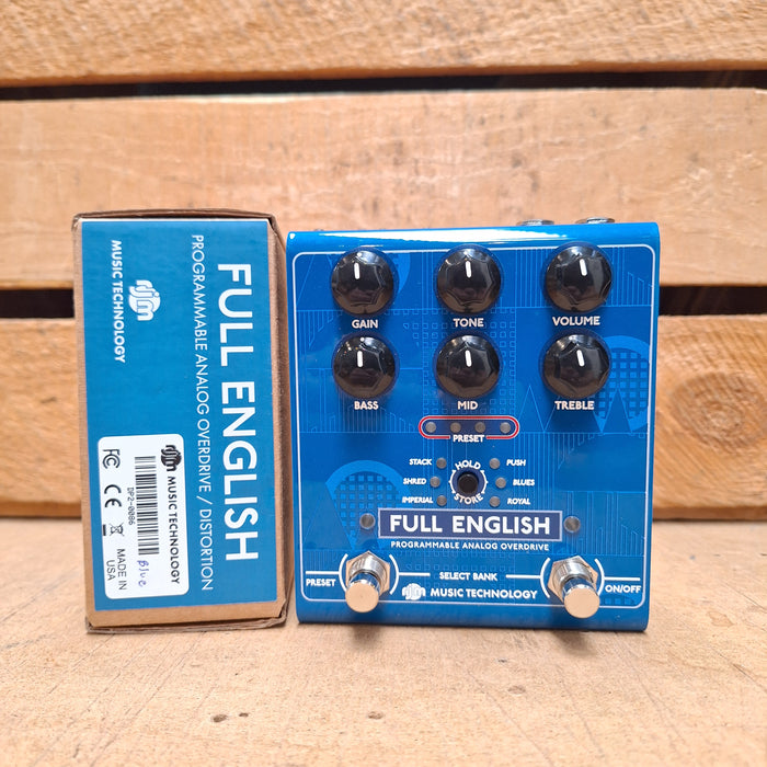 Second Hand RJM Music Technology Full English Programable Analog Overdrive