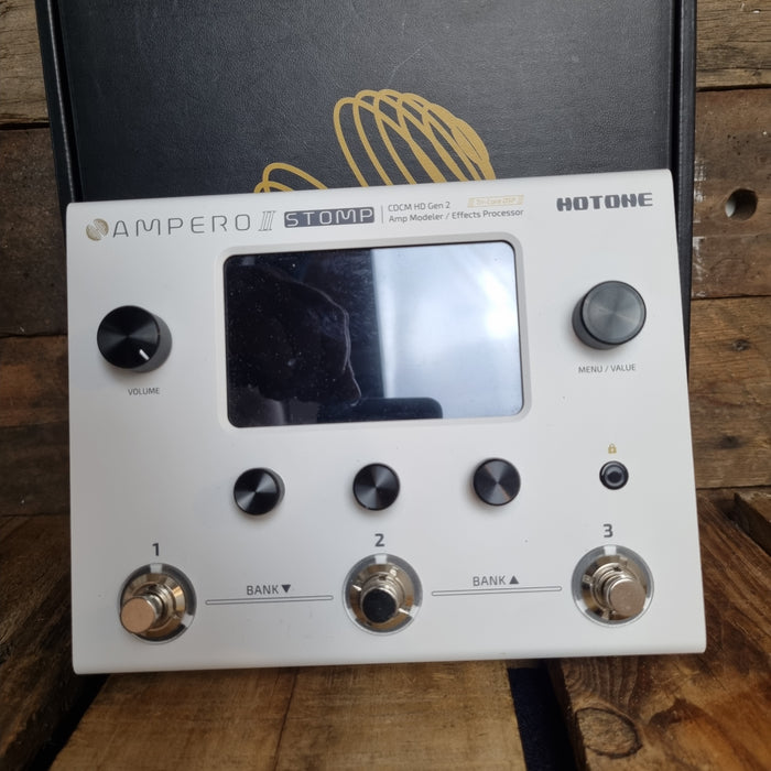 Second Hand Hotone Ampero Amp II Stomp Modeller & Multi-Effects Processor