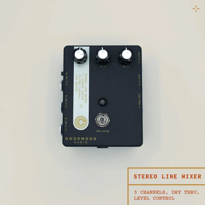 Goodwood Audio 3 Channel Stereo Line Mixer Custom Junction