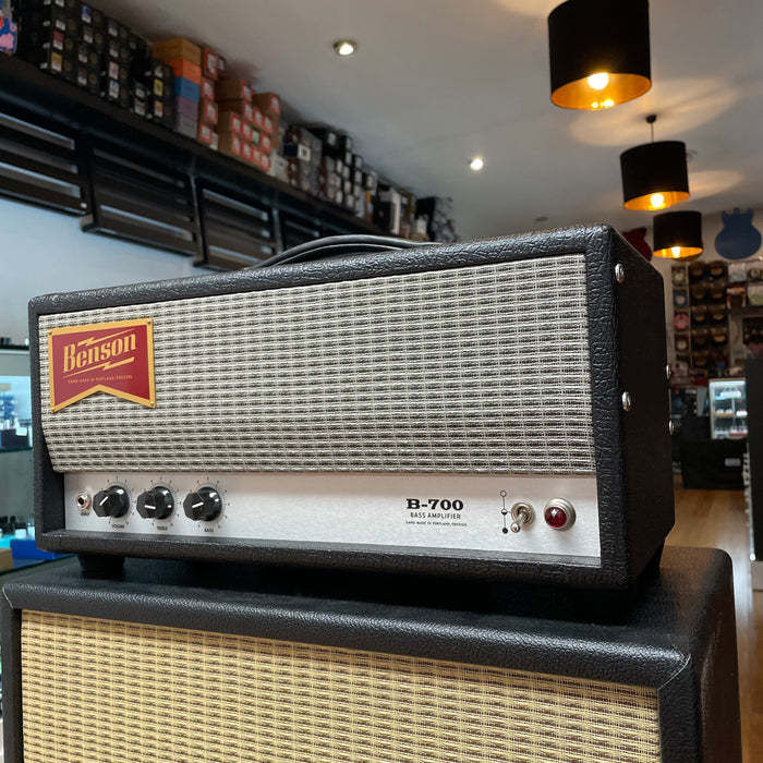 Benson Amps B700 Bass Amp - Black and Silver