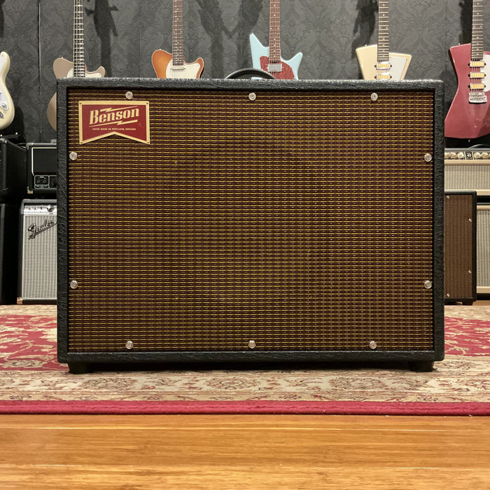 Second Hand Benson Amps Monarch Reverb Combo - Black with oxblood