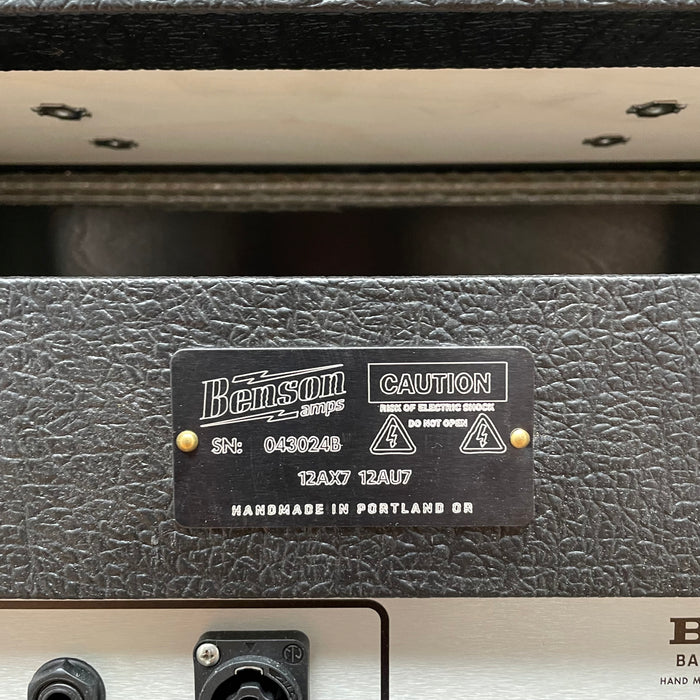Benson Amps B700 Bass Amp - Black and Silver