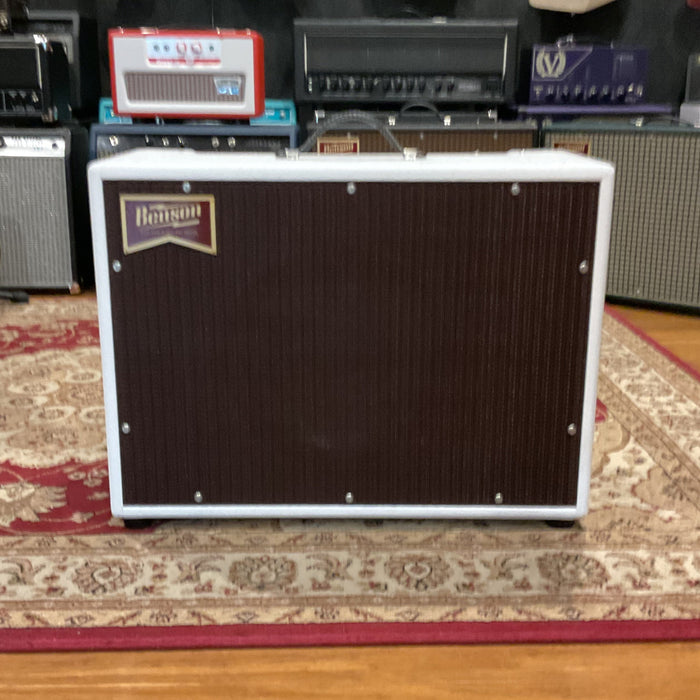 Benson Amps 30w Bellringer Combo - White Tolex/Oxblood Grill
