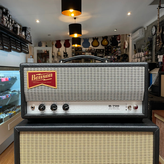 Benson Amps B700 Bass Amp - Black and Silver