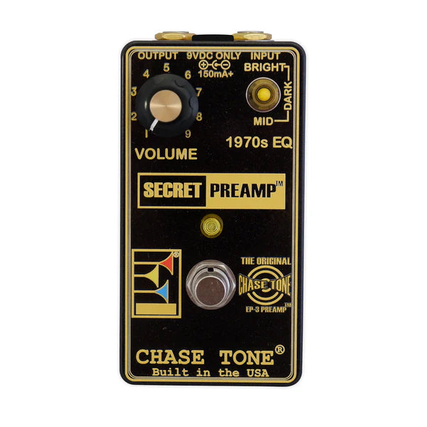 Chase Tone Secret Preamp Black/Gold
