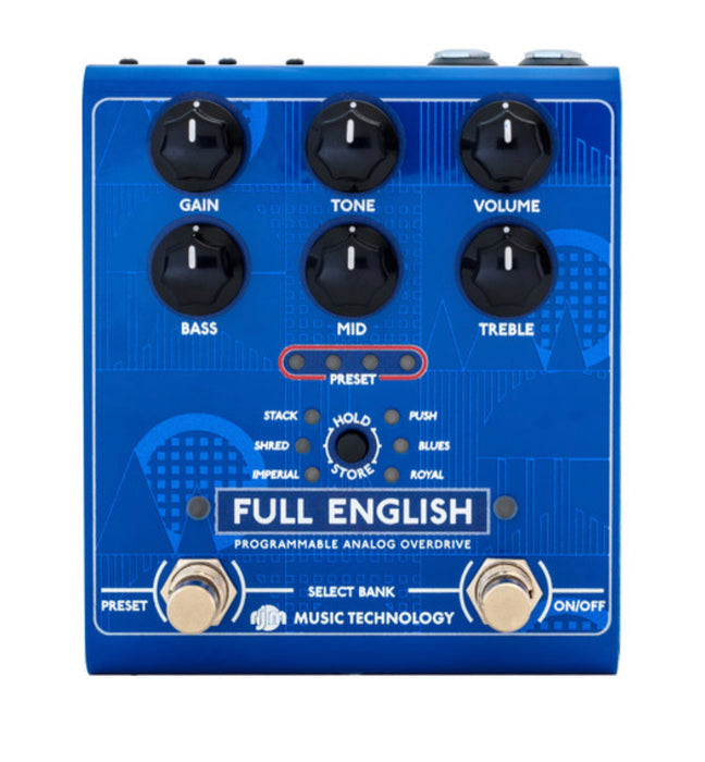 RJM Music Technology Full English Programable Analog Overdrive