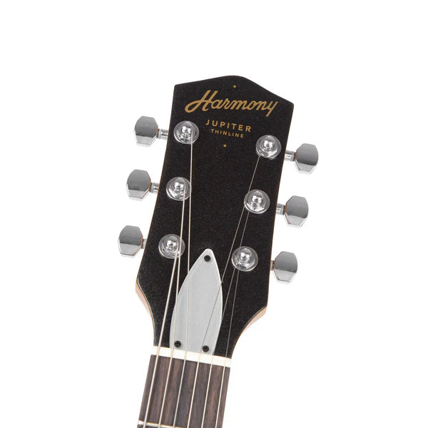 Harmony Guitars Jupiter Thinline Translucent Black w/Case