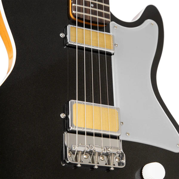 Harmony Guitars Jupiter Thinline Translucent Black w/Case