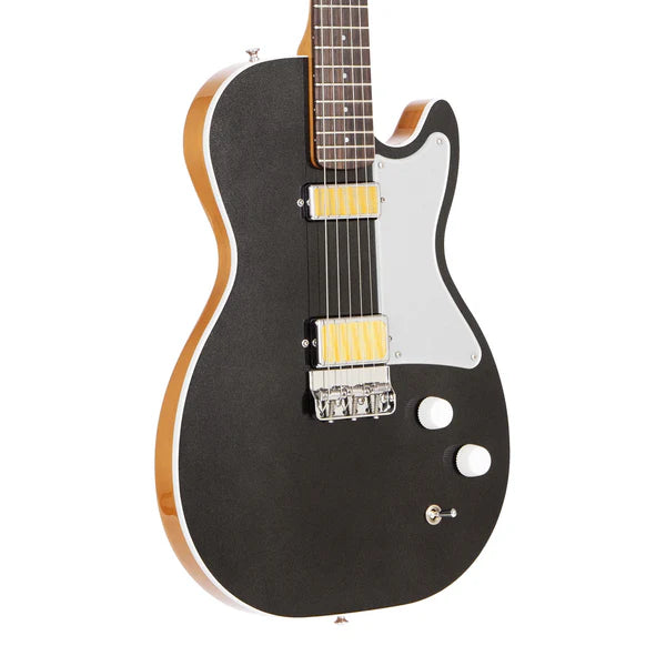 Harmony Guitars Jupiter Thinline Translucent Black w/Case