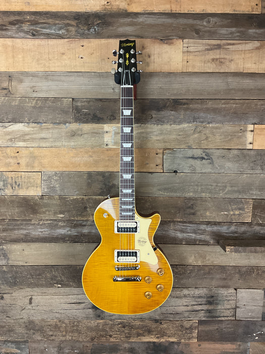 Heritage 2024 Factory Special Custom Core H-150 - Dirty Lemon Plain Top with Zebra Pickups