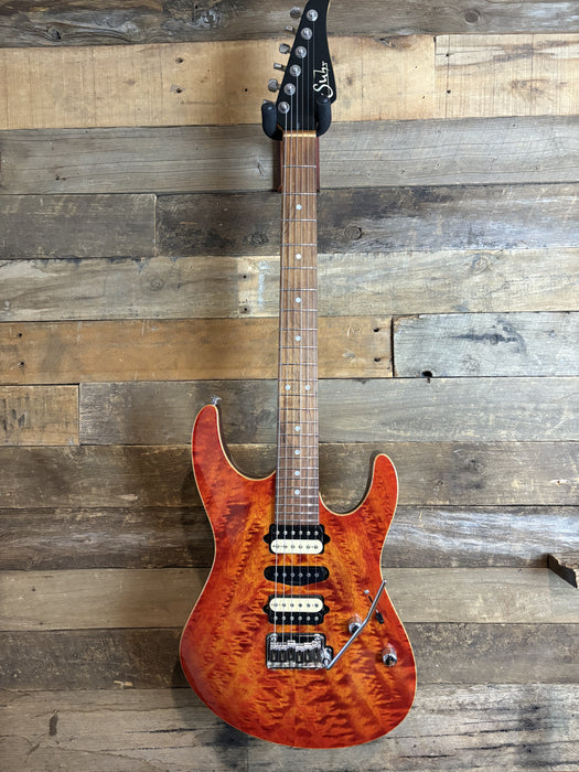 Second Hand Suhr Modern Fireburst HSH 2009 OHSC