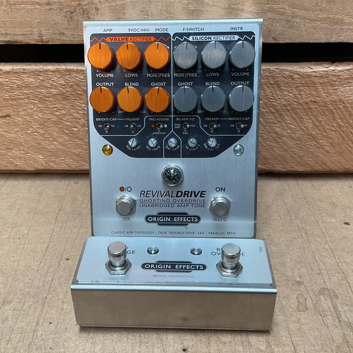 Second Hand Origin Effects Revival Drive & Footswitch Bundle