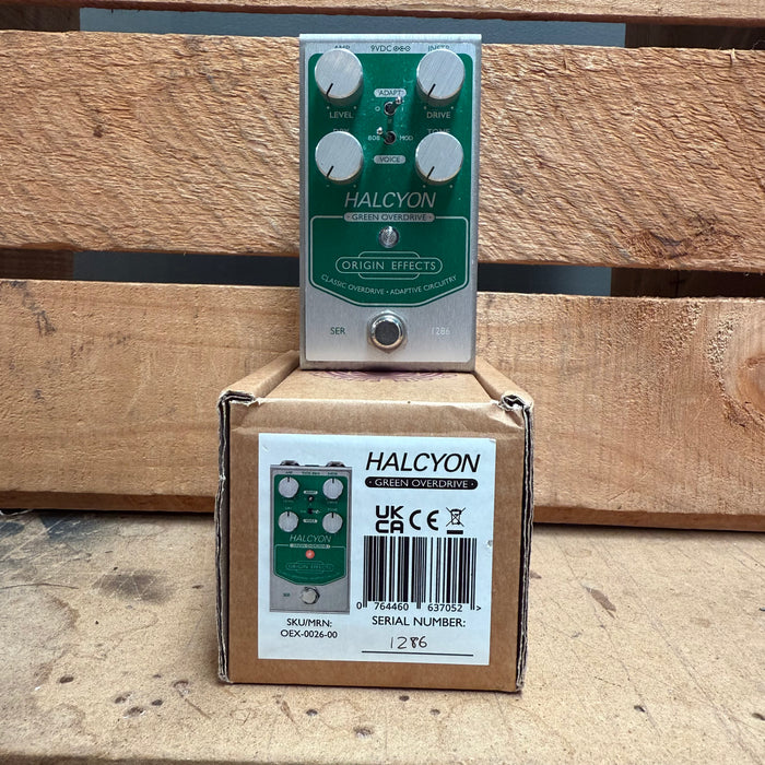 Second Hand Origin Effects Halcyon Green Overdrive