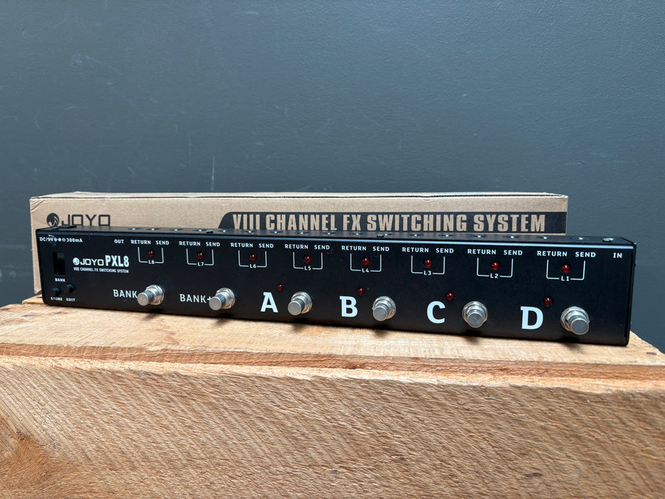 Second Hand JOYO PXL-8 Guitar Effects Pedal Switcher - 8 Loop