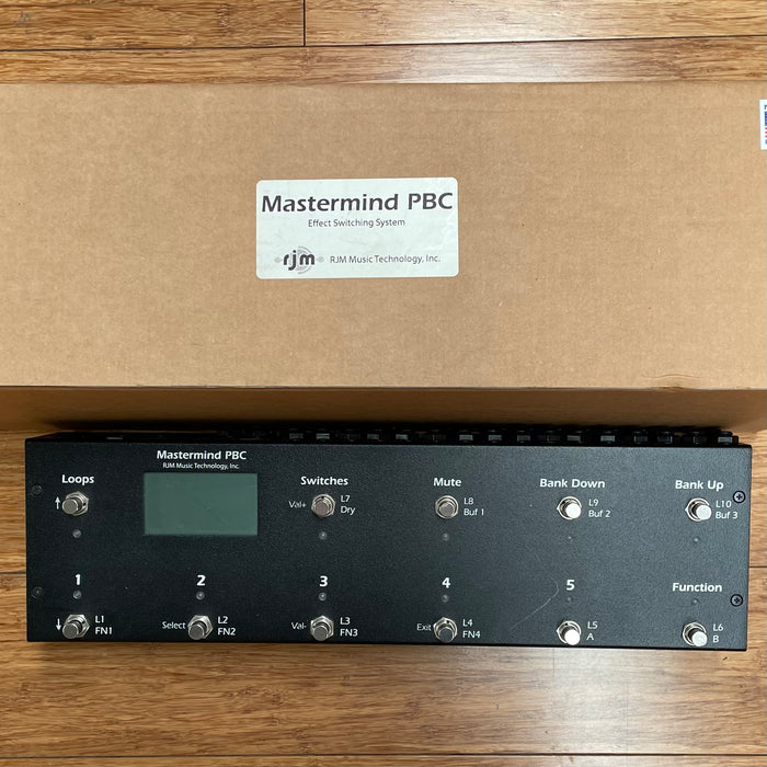 Second hand RJM Music Technology Mastermind PBC/10