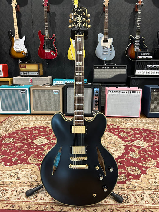Second Hand Epiphone Emily Wolfe Sheraton- Stealth Black
