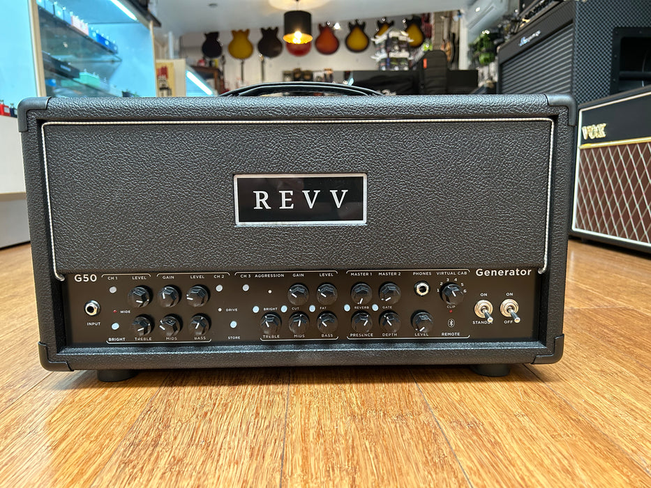 Secondhand REVV Amplification G50 - 3 Channel 50 Watt Valve Guitar Head