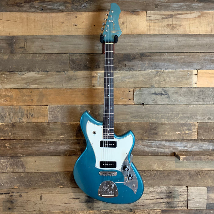 Novo Guitars Serus J Electric Guitar - Ocean Turquoise - Light Distress