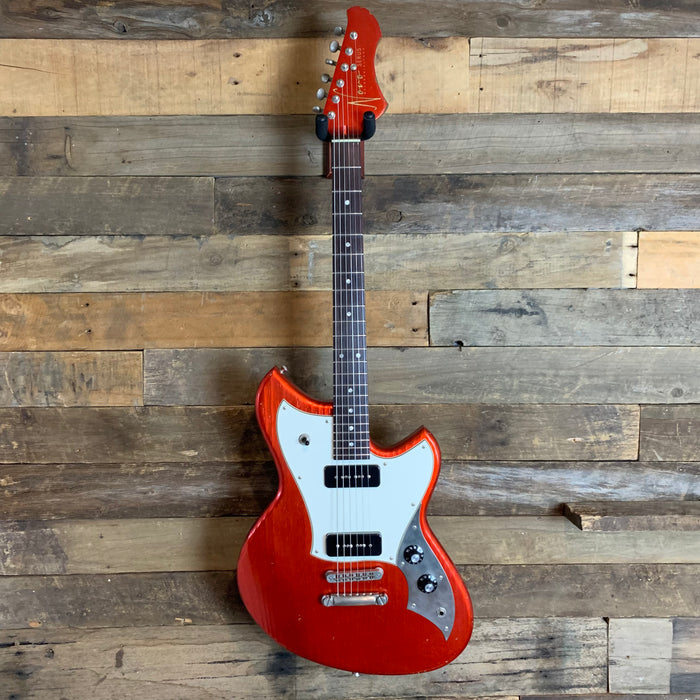 Novo Guitars Serus P2 Electric Guitar - Candy Apple Red - Light Distress