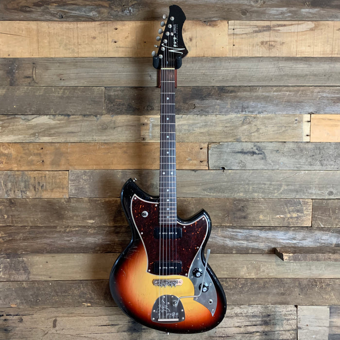 Novo Guitars Serus J Electric Guitar - 64 Burst - Light Distress