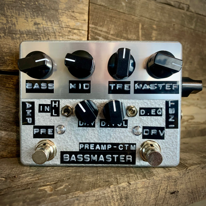 Shin's Music Bass Master Preamp CTM - Silver Hammertone