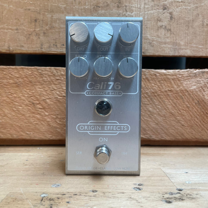 Ian's second hand Origin Effects Cali76-CB Compact Bass Limiter Compressor Laser Engraved 10th Anniversary Edition