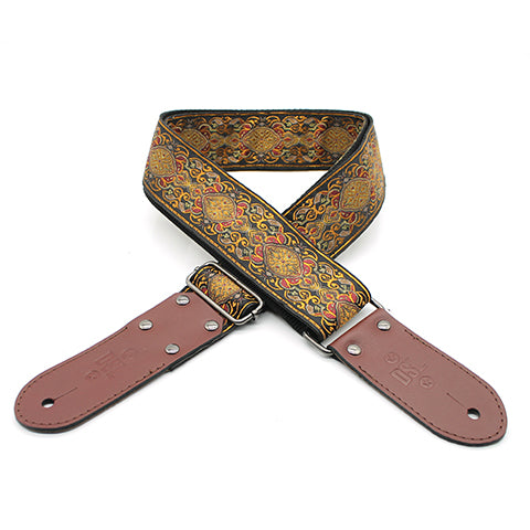 DSL Jacquard Guitar Strap - APR ORANGE