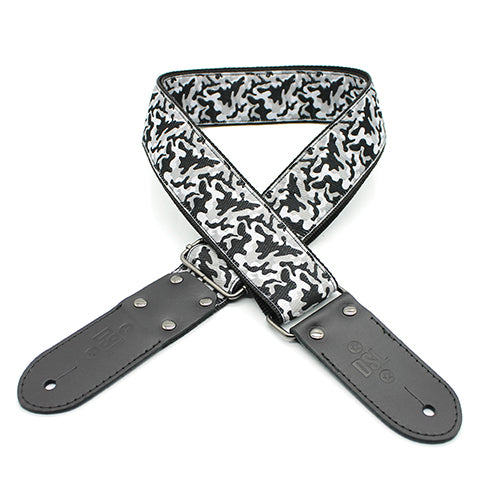 DSL Jacquard Guitar Strap - CAMO BLACK