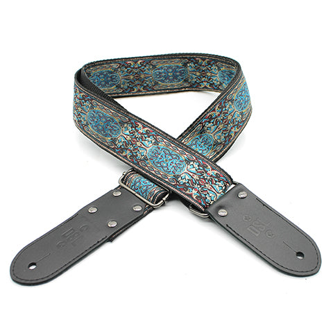 DSL Jacquard Guitar Strap - SHIRAZ BLUE