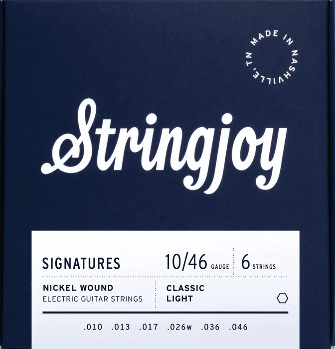 Stringjoy Signatures - Electric Classic Light Gauge 10-46