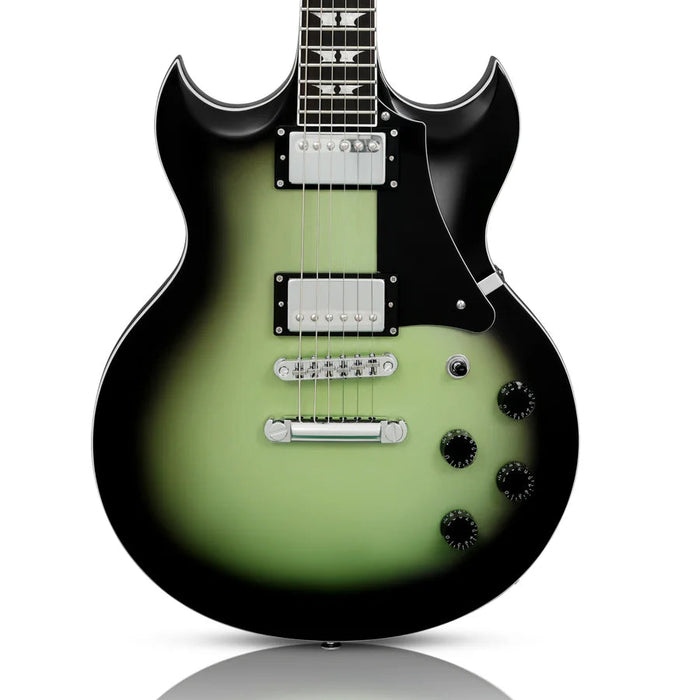 Woodrite Guitars Warlord Aged Silverburst w/hardcase