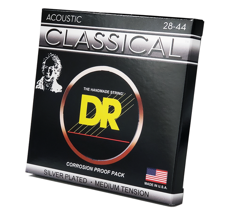 DR Strings Classical Nylon Strings 28-44 - Hard Tension