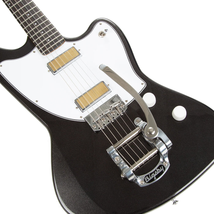 Harmony Guitars Silhouette w/ Bigsby Space Black (Inc MONO Vertigo Case)