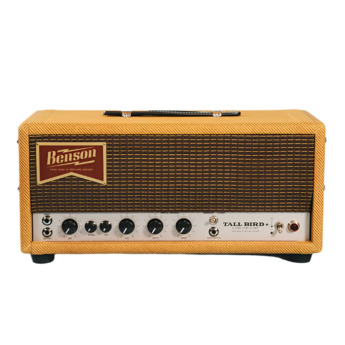 Benson Amps Tall Bird+ Spring Reverb/Tremolo - Lacquered Tweed