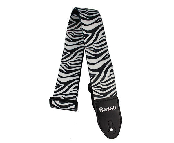 Basso Guitar Strap- Savage Zebra - Pedal Empire