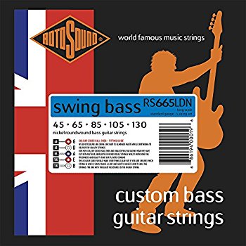 Rotosound Swing Stainless Steel Custom 5 String Bass Strings Extra Long Scale (45-130) - Pedal Empire
