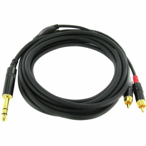 Cordial CFY3VCC TRS 1/4" - 2x RCA 3m