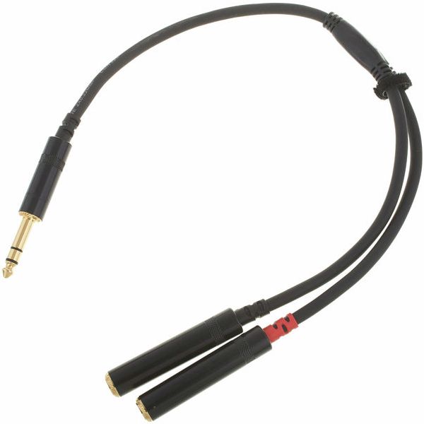 Cordial CFY0.3VGG TRS 1/4" - 2x TS 1/4" Female