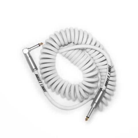 Bullet Cable White Coil 15ft - Pedal Empire