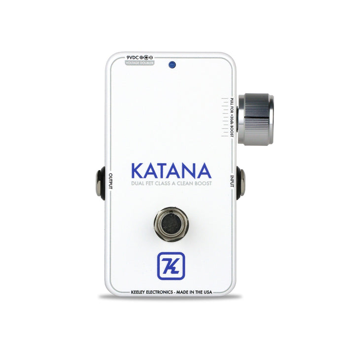 Keeley Katana Clean Boost - Throwback White Edition
