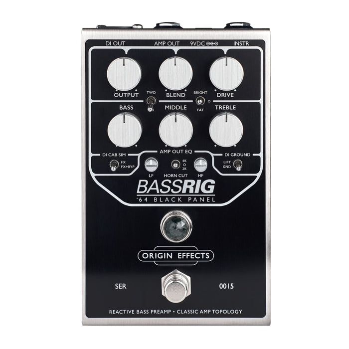 Origin Effects BASSRIG '64 Black Panel