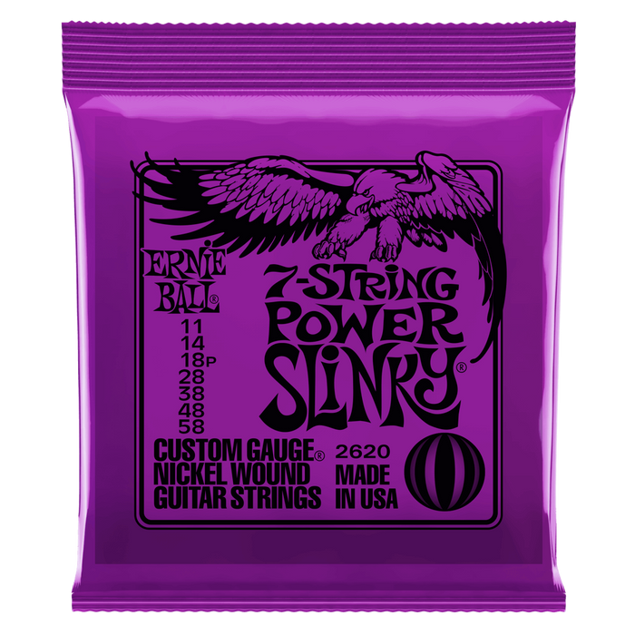 Ernie Ball 7-String Power Slinky 11-58 (2620) - Pedal Empire