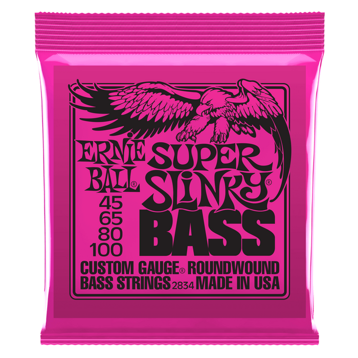 Ernie Ball Bass Super Slinky 45-100 (2834) - Pedal Empire