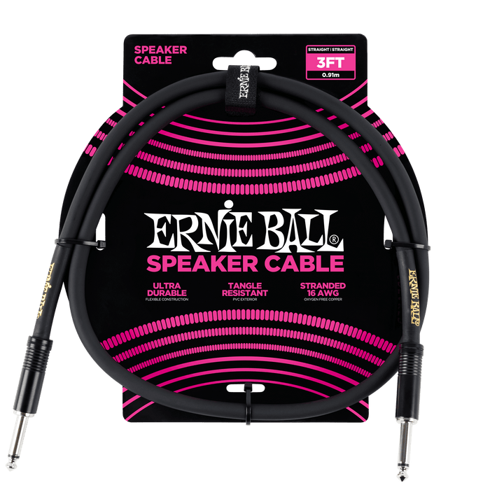 Ernie Ball 3' Speaker Cable