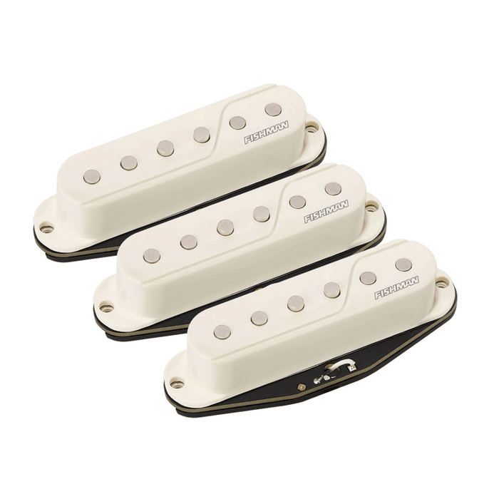 Fishman Fluence Single Width Pickup Set for Strat - White