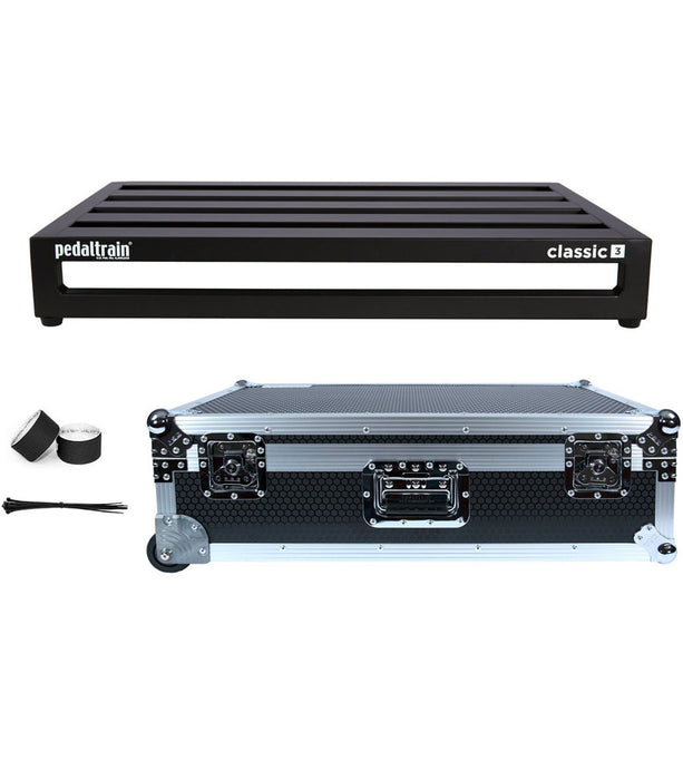 Pedaltrain Classic 3 Tour Case with Wheels